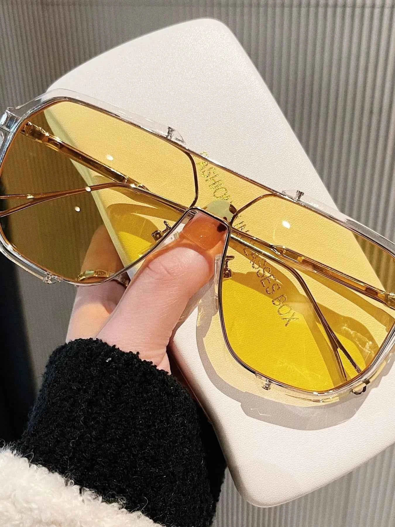 UV Protection Oversized Sunglasses