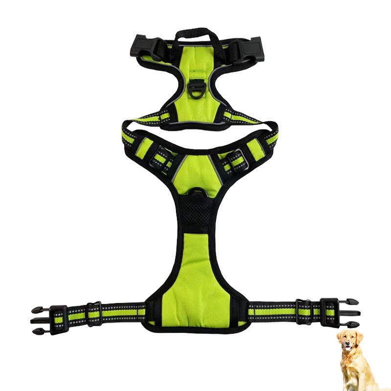 Amazon's New Reflective Nylon Chest And Back For Large And Medium Sized Dogs - OnlyAttire