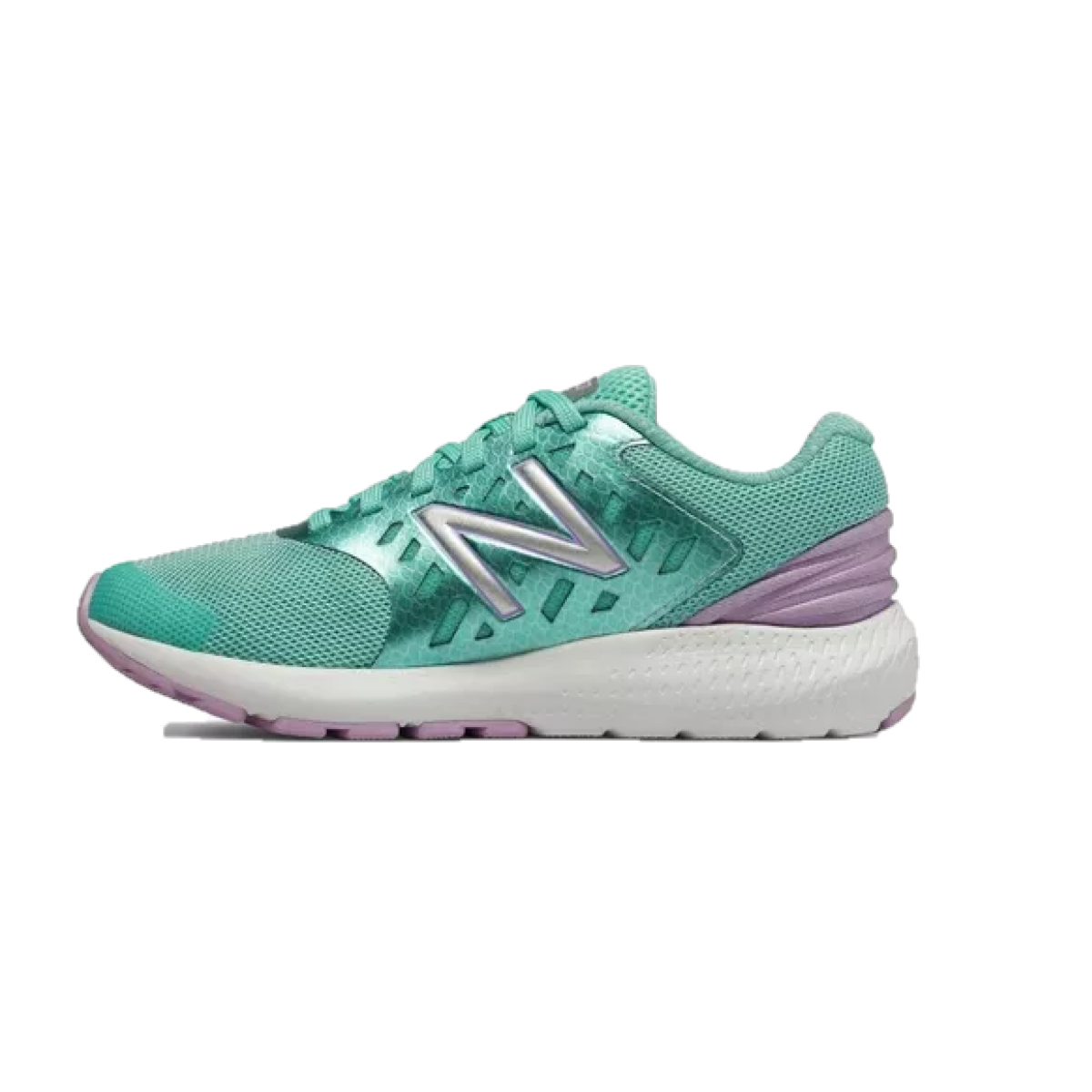 NEW BALANCE YPURGTV URGE KID'S (Medium) Green/Purple Synthetic & Mesh Running Shoes - OnlyAttire
