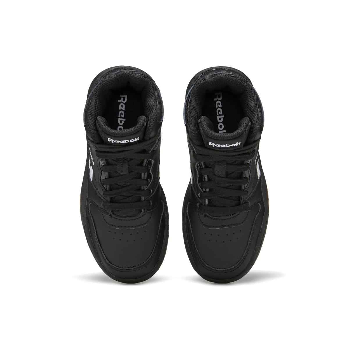 REEBOK GV7028 BB4500 COURT KID'S (Medium) Black/Black/White Synthetic/Leather Basketball Shoes