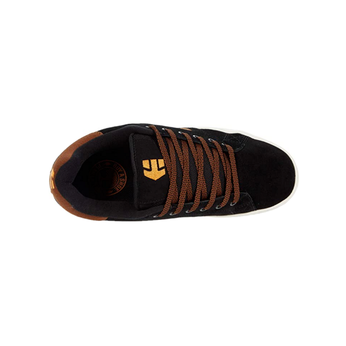 ETNIES 4101000505 590 CALLI-CUT MN'S (Medium) Black/Brown Synthetic/Leather Skate Shoes - OnlyAttire