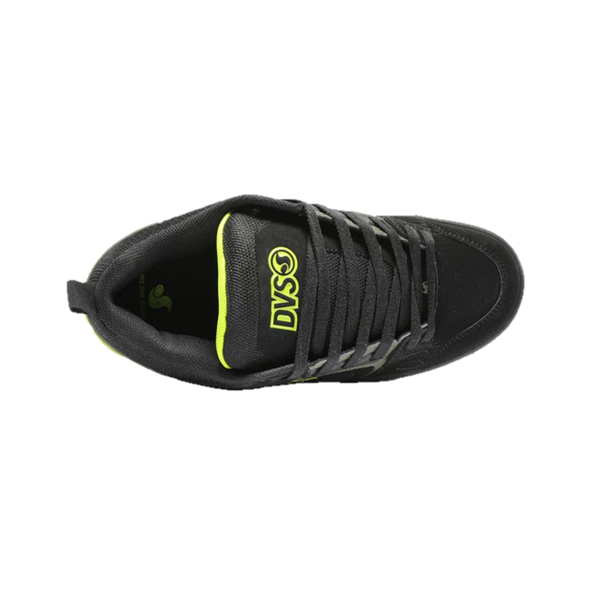 DVS F0000029991 COMANCHE MN'S (Medium) Black/Olive/Gum Leather & Nubuck Skate Shoes - OnlyAttire