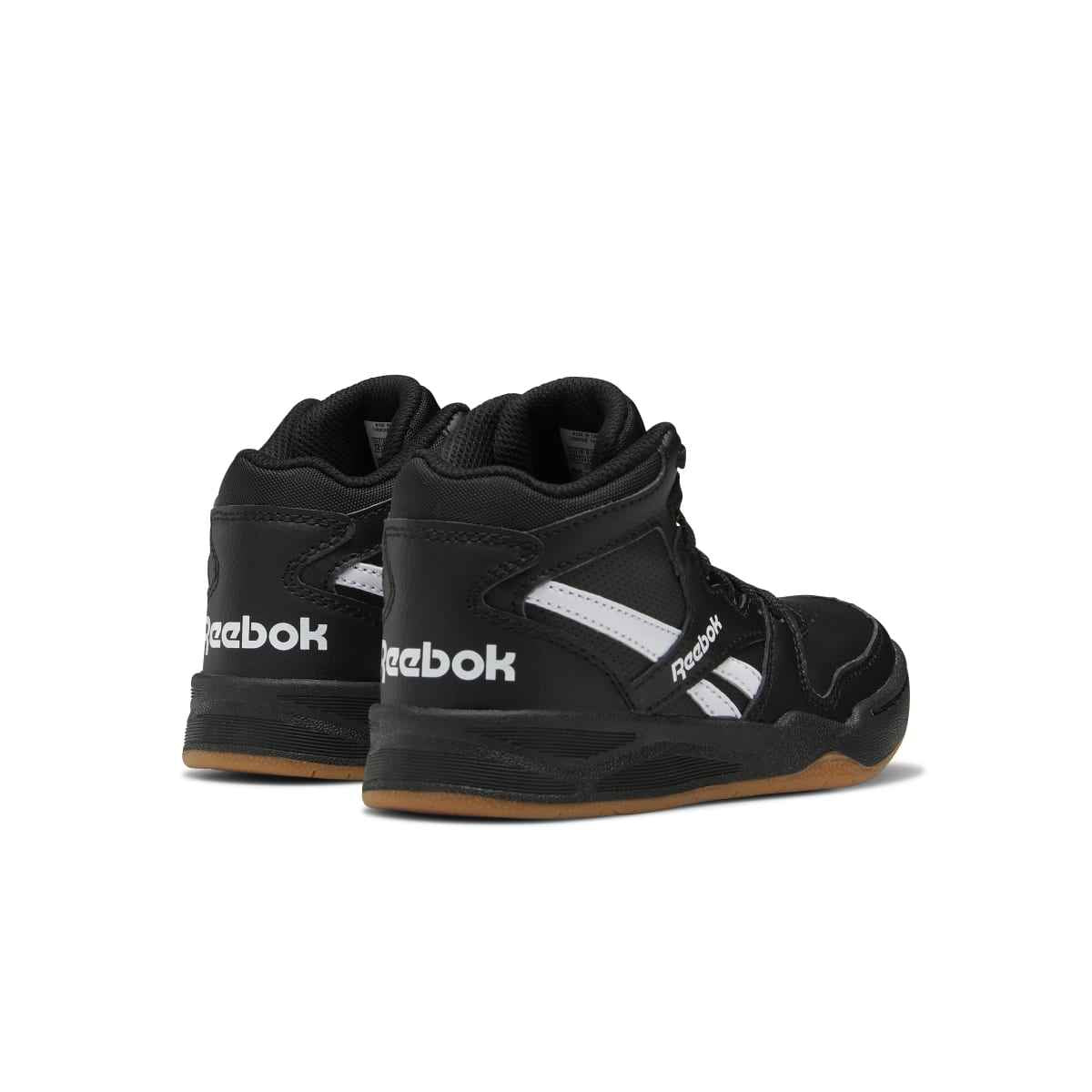 REEBOK GV7028 BB4500 COURT KID'S (Medium) Black/Black/White Synthetic/Leather Basketball Shoes