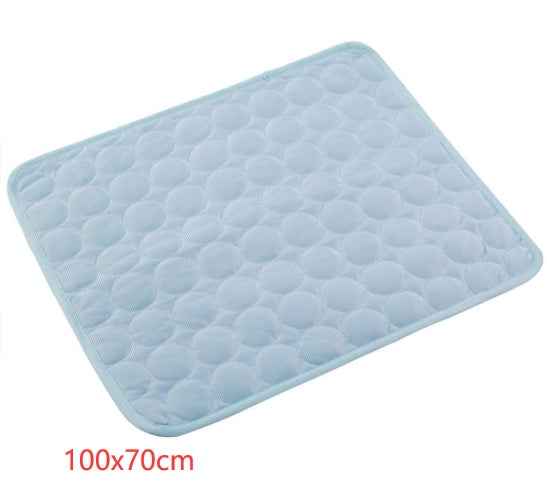 Pet Dog Cat Ice Silk Cold Nest Pad For Cooling In Summer
