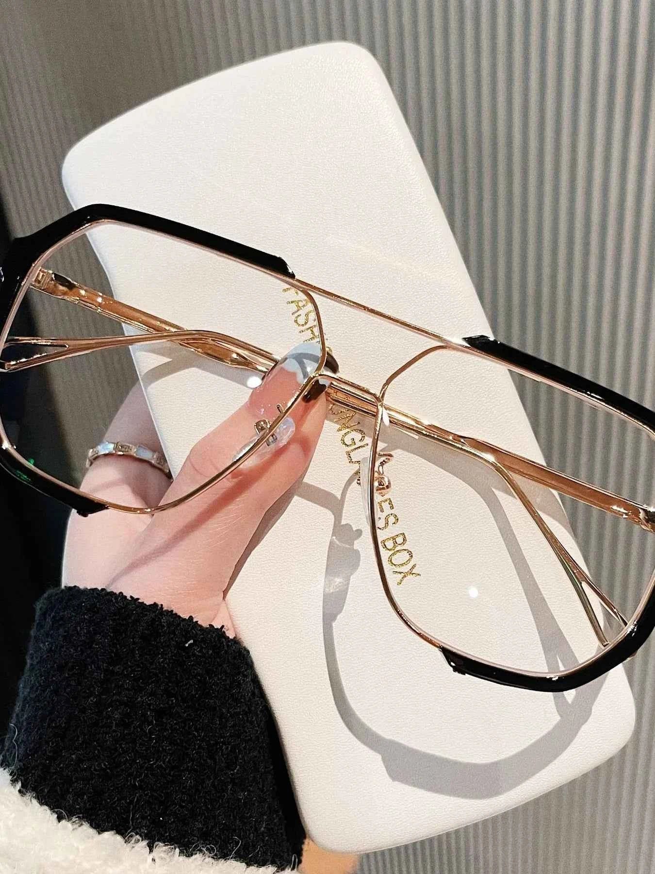 UV Protection Oversized Sunglasses