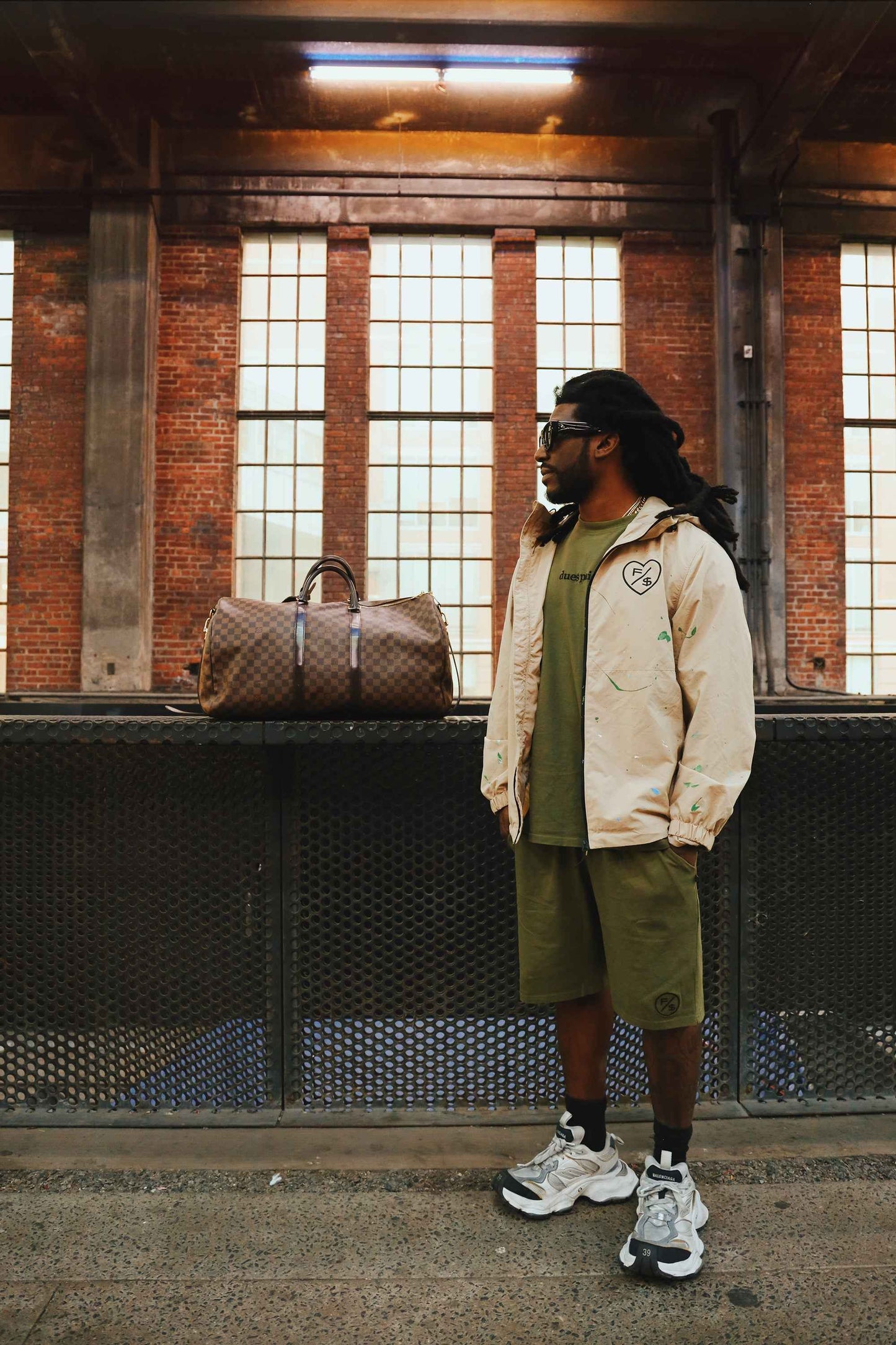 Dues Paid (Military Green - Oversize Shirt)