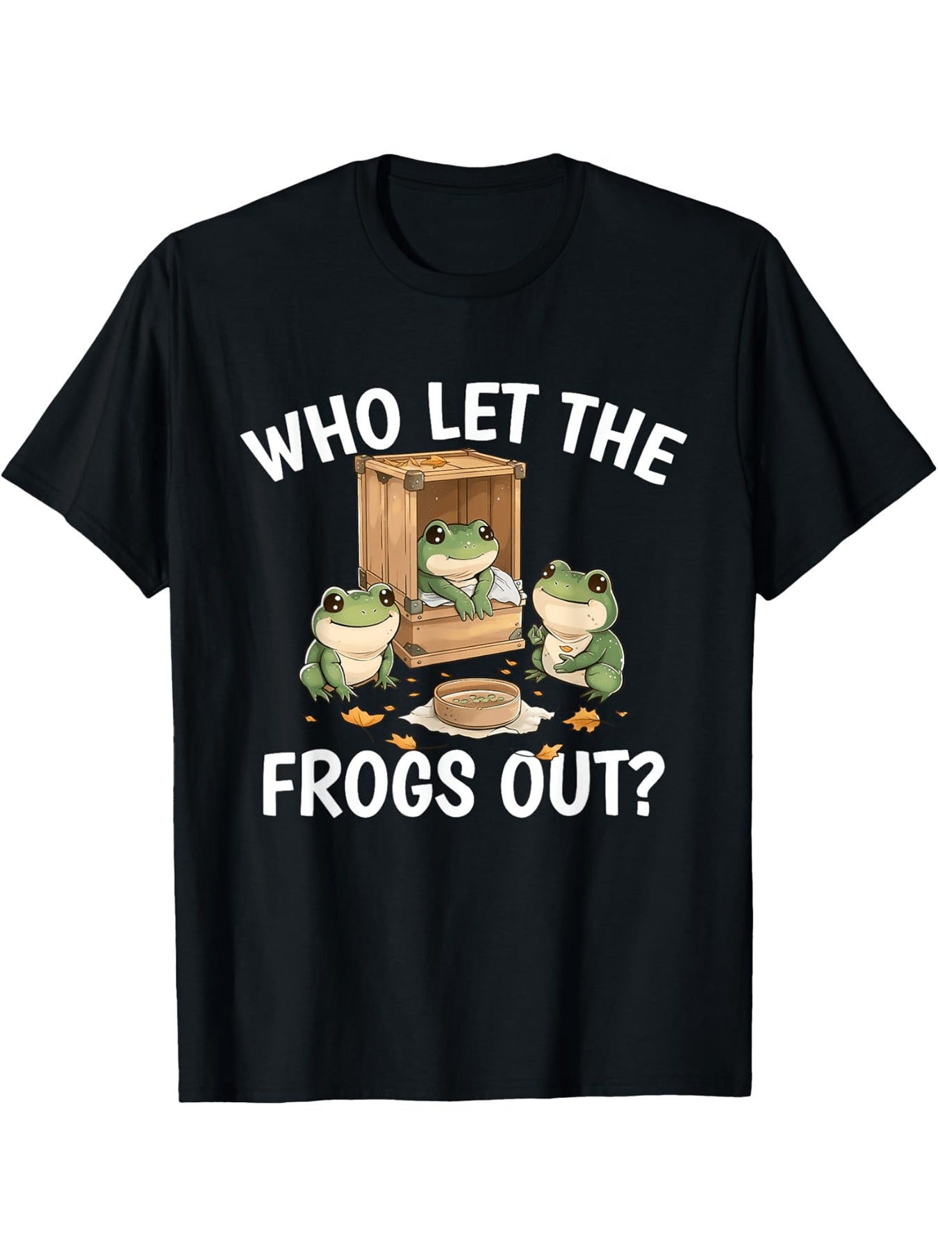 Retro Frog Escape Costume Suitable For Cute Frog Enthusiasts T-shirt Comfortable Casual Sports Halloween Christmas Gift - OnlyAttire