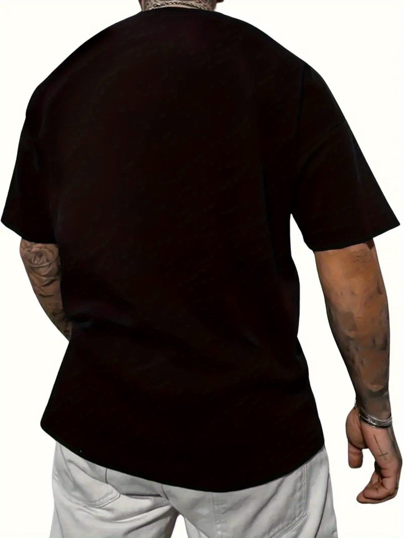 Halloween Boosch Printed Casual T-shirt, Men's Halloween Ghost Pumpkin T-shirt, - OnlyAttire