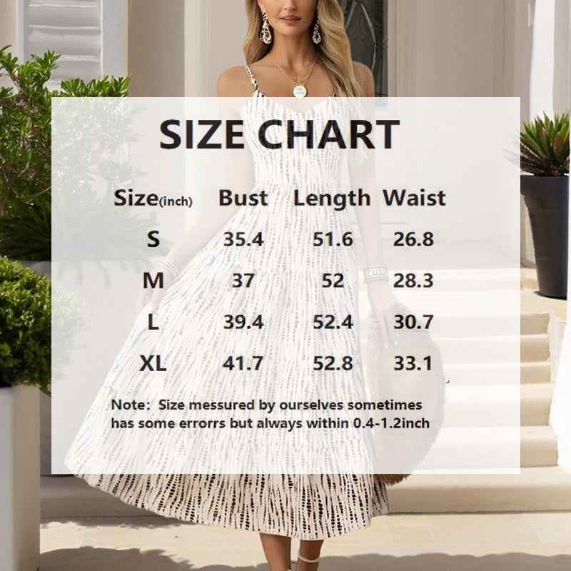 Women’s Striped V-Neck Backless Tie-Strap Maxi Dress – Sexy Elegant Summer Beach Dress