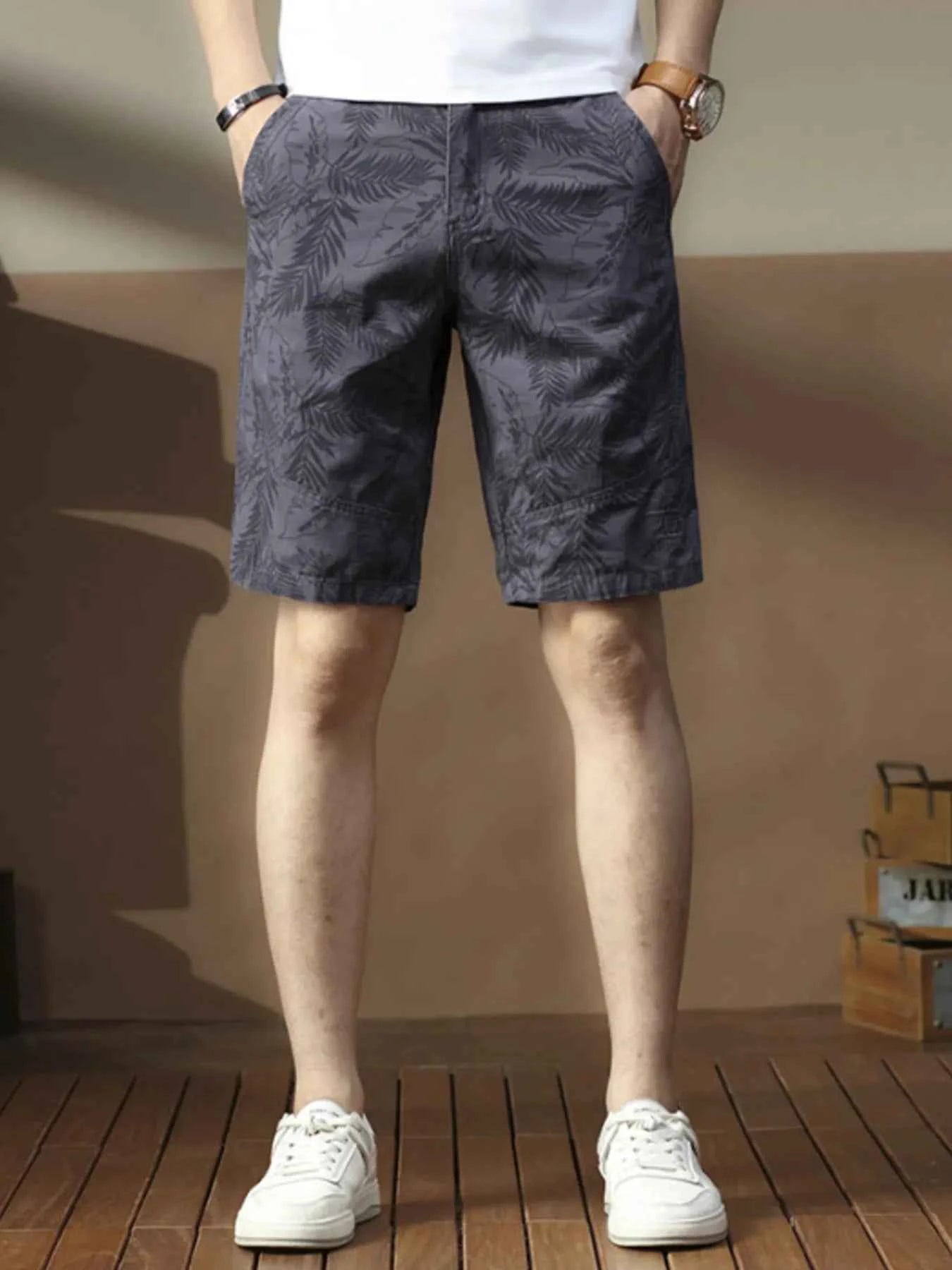 Men's Printed Loose Fit Shorts