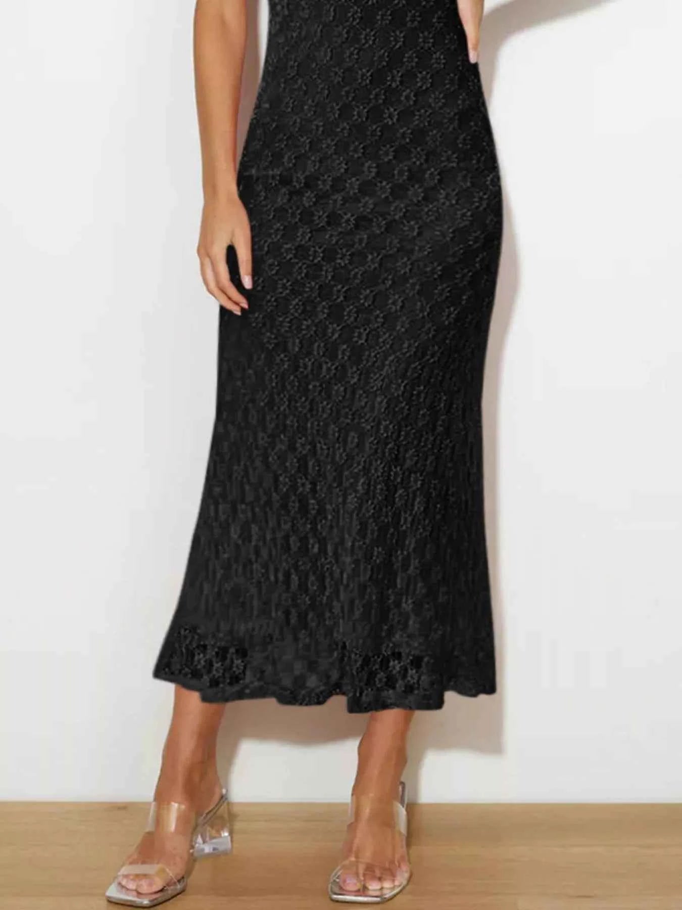 Scoop Neck Midi Cami Dress