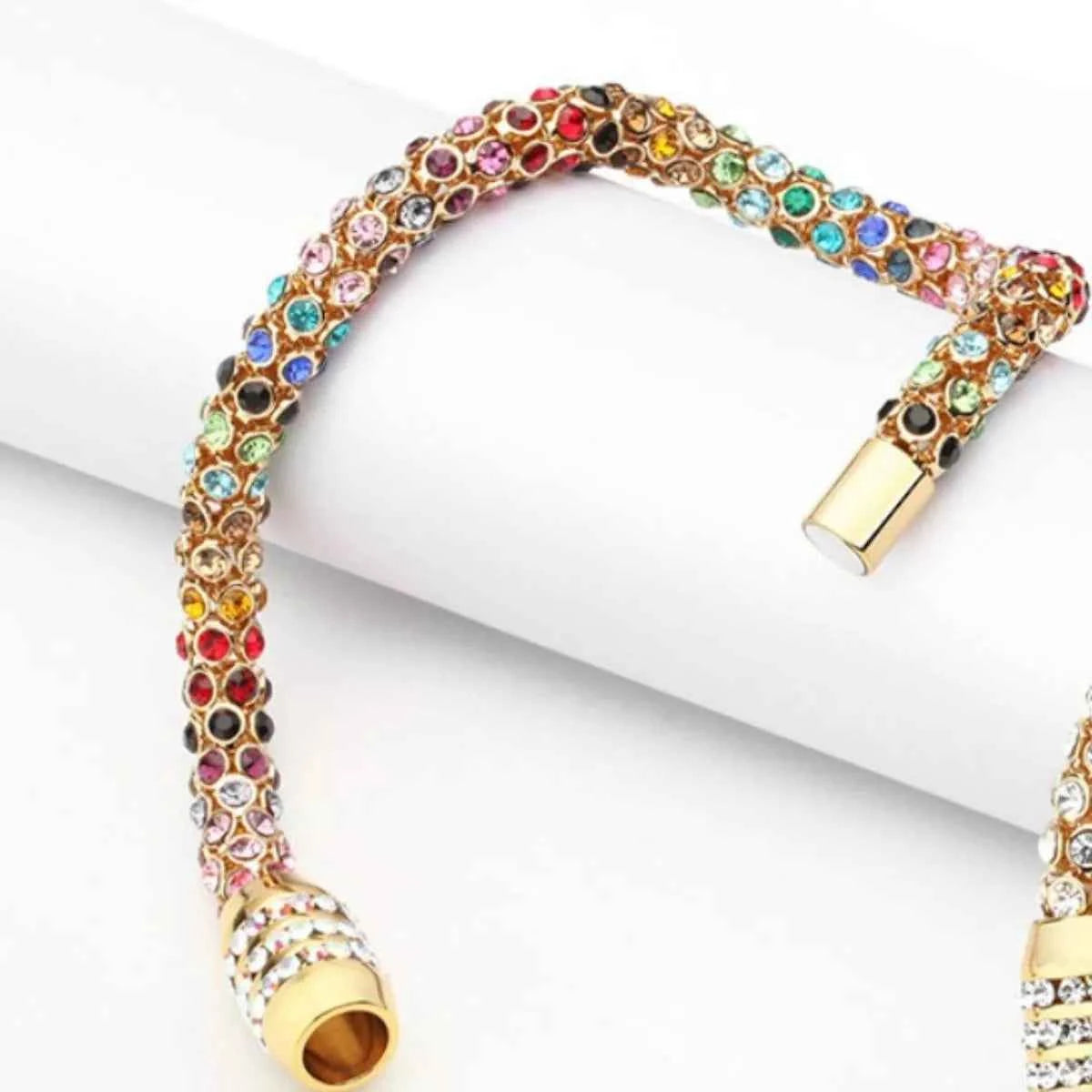 Multi-Colored Crystal Bracelet
