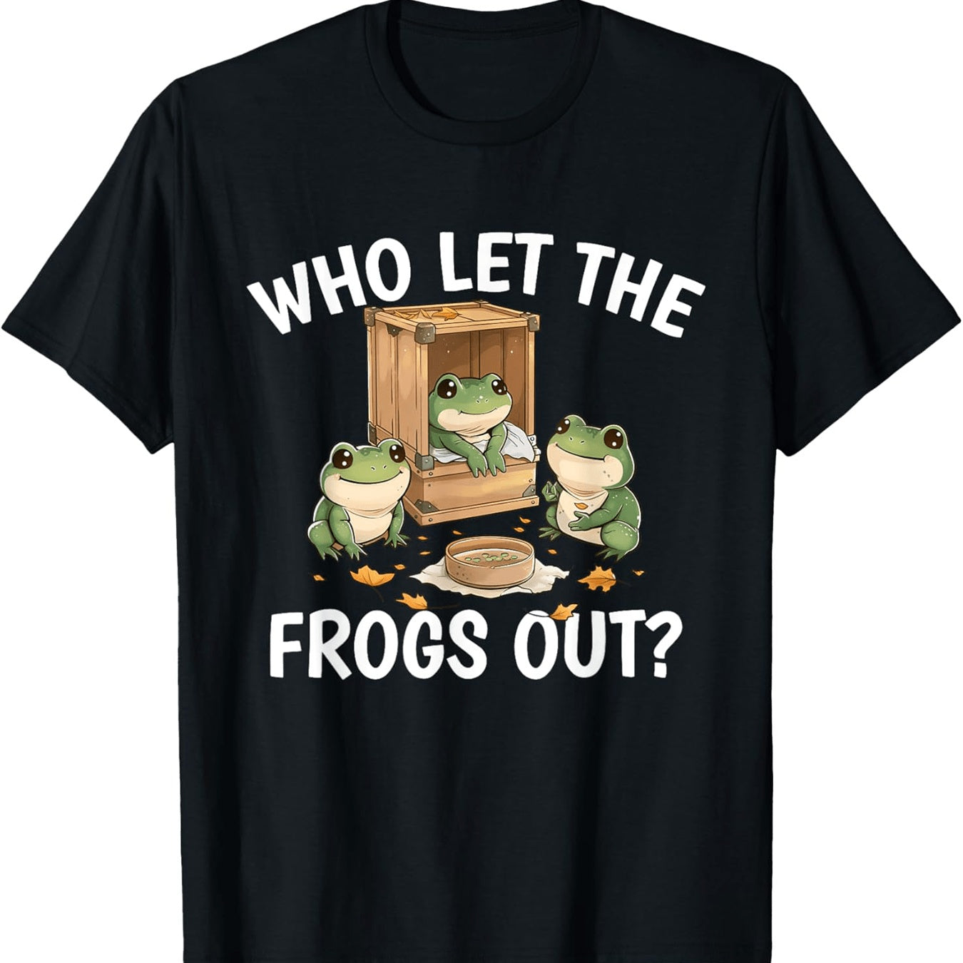 Retro Frog Escape Costume Suitable For Cute Frog Enthusiasts T-shirt Comfortable Casual Sports Halloween Christmas Gift - OnlyAttire