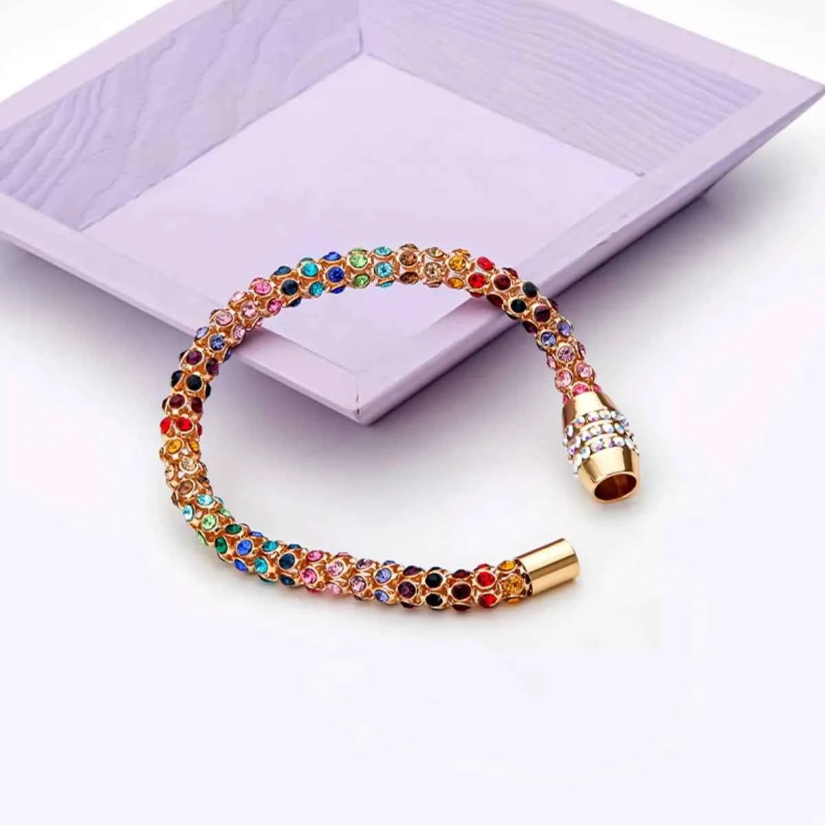 Multi-Colored Crystal Bracelet
