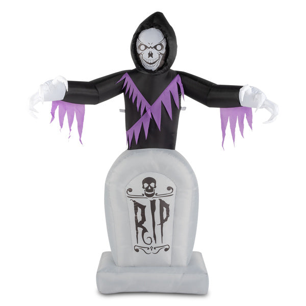 Grim Reaper And Grave, Halloween Inflatable Decoration 12V - OnlyAttire