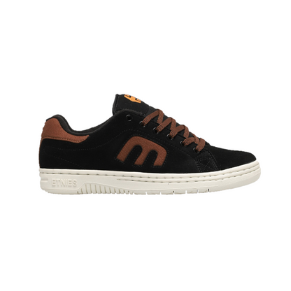 ETNIES 4101000505 590 CALLI-CUT MN'S (Medium) Black/Brown Synthetic/Leather Skate Shoes - OnlyAttire