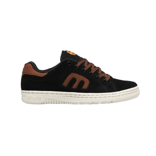 ETNIES 4101000505 590 CALLI-CUT MN'S (Medium) Black/Brown Synthetic/Leather Skate Shoes - OnlyAttire