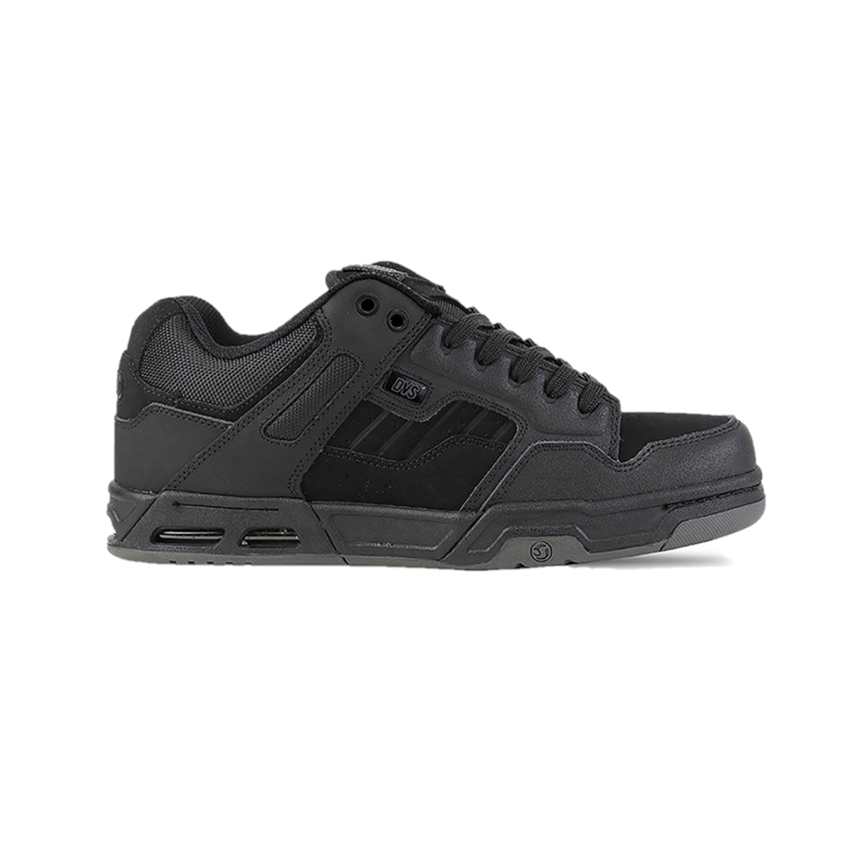 DVS F0000056982 ENDURO HEIR MN'S (Medium) Black/Black Leather & Nubuck Skate Shoes - OnlyAttire