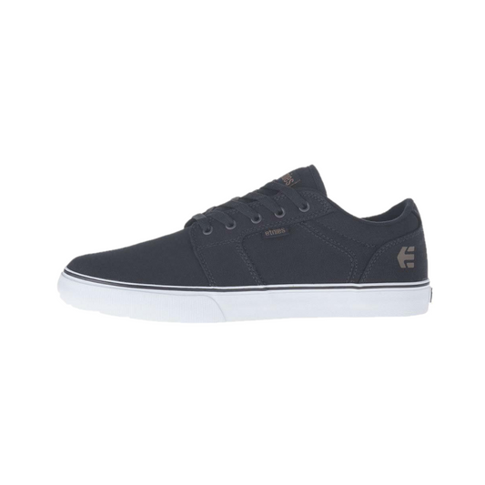 ETNIES 4101000351 463 BARGE LS MN'S (Medium) Navy/Gum/White Suede/Canvas Skate Shoes - OnlyAttire
