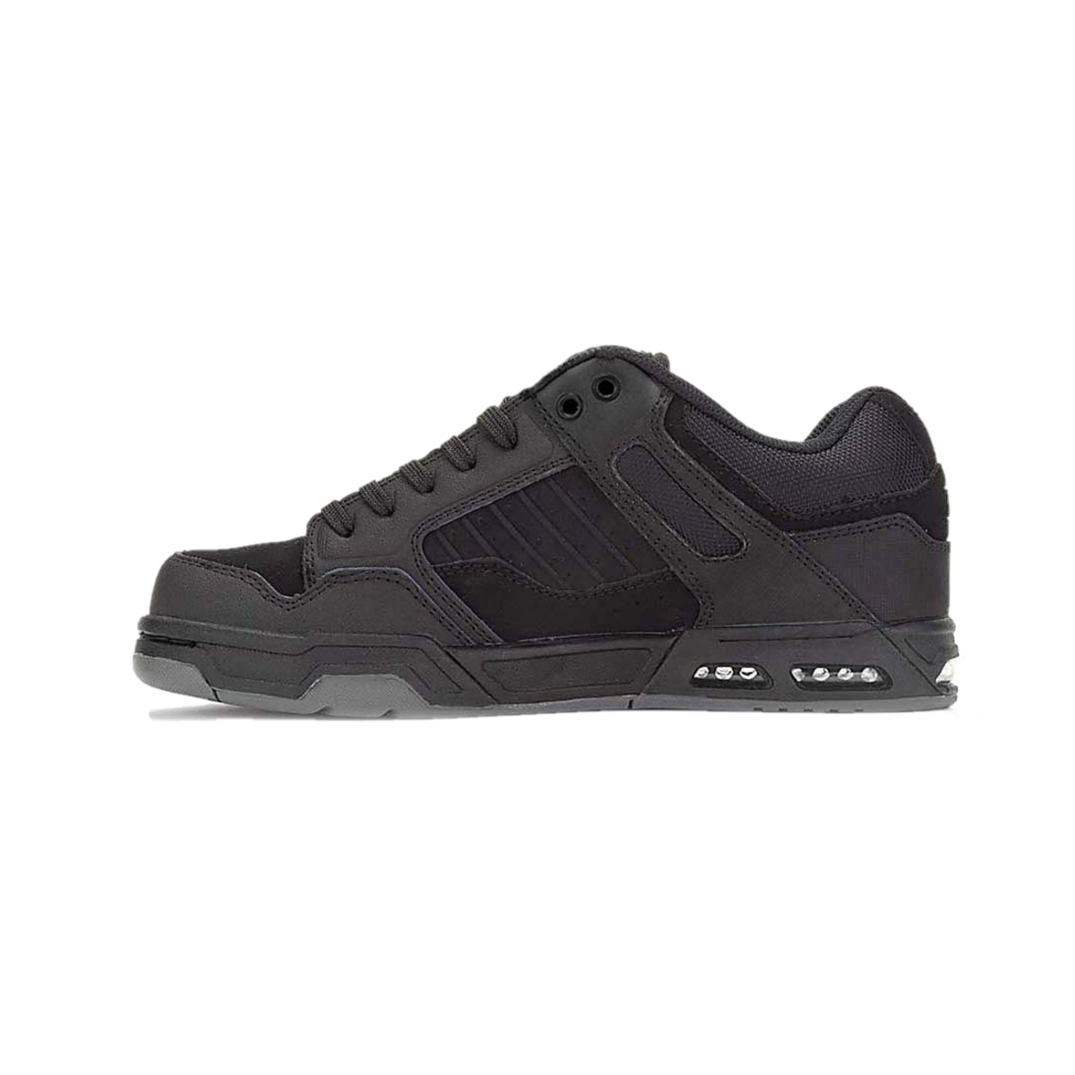 DVS F0000056982 ENDURO HEIR MN'S (Medium) Black/Black Leather & Nubuck Skate Shoes - OnlyAttire