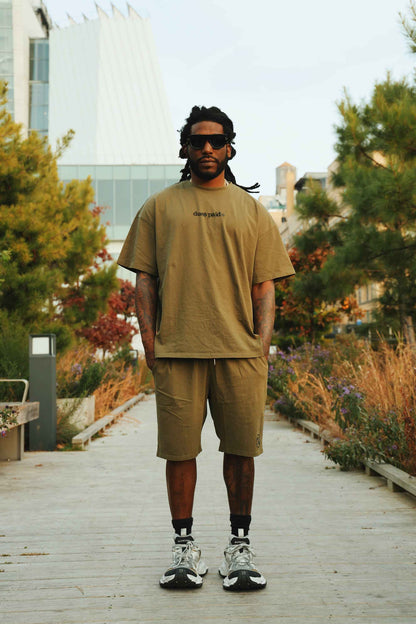 Dues Paid (Military Green - Oversize Shirt)