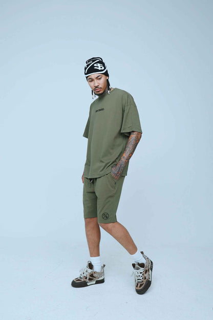 Dues Paid (Military Green - Oversize Shirt)