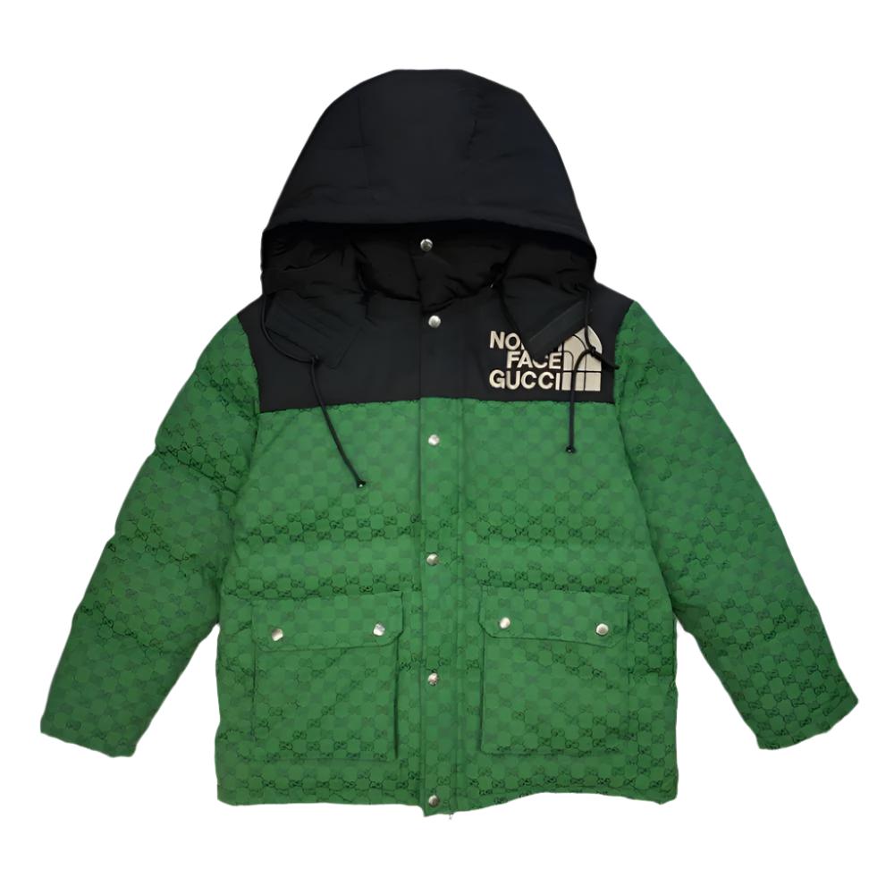 GUCCI X THE NORTH FACE Green Down Jacket