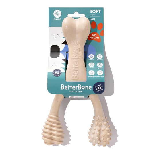 BetterBone SOFT: Perfect Natural Chew for Teething Puppies, Senior Dogs & Gentle Chewers | Natural, Eco-Friendly, Non-Toxic