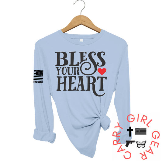 BLESS YOUR HEART Long Sleeve - OnlyAttire