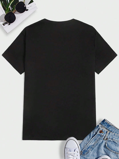 Halloween Boosch Printed Casual T-shirt, Men's Halloween Ghost Pumpkin T-shirt, - OnlyAttire