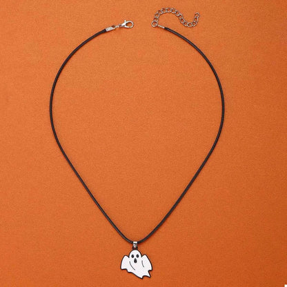Halloween Ghost Pendant Necklace