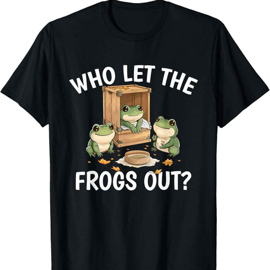 Retro Frog Escape Costume Suitable For Cute Frog Enthusiasts T-shirt Comfortable Casual Sports Halloween Christmas Gift