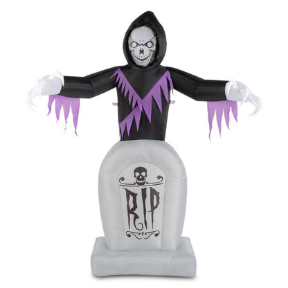Grim Reaper And Grave, Halloween Inflatable Decoration 12V - OnlyAttire