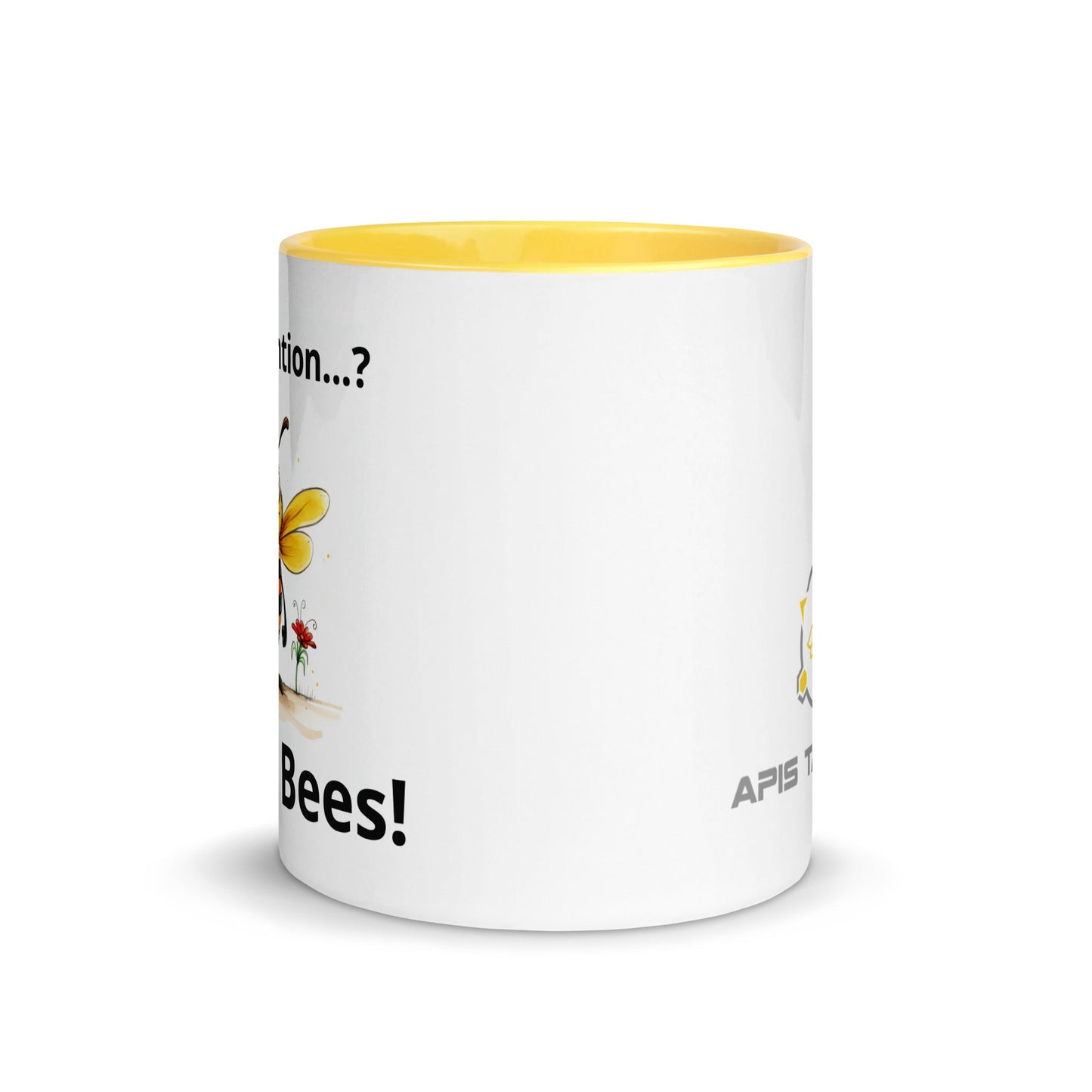 I Love Bees! Mug with Yellow Inside